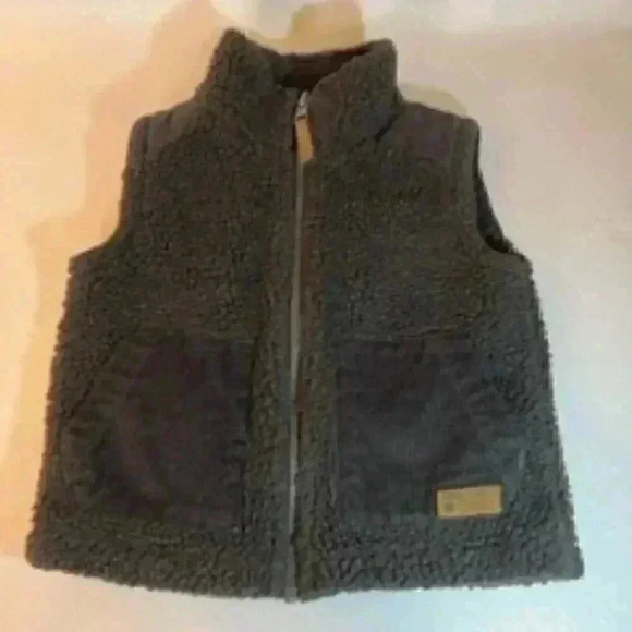 Carter’s Cool Little Dude Fleece‎ And Corduroy Vest Boys Sz 18 Months - Picture 1 of 7
